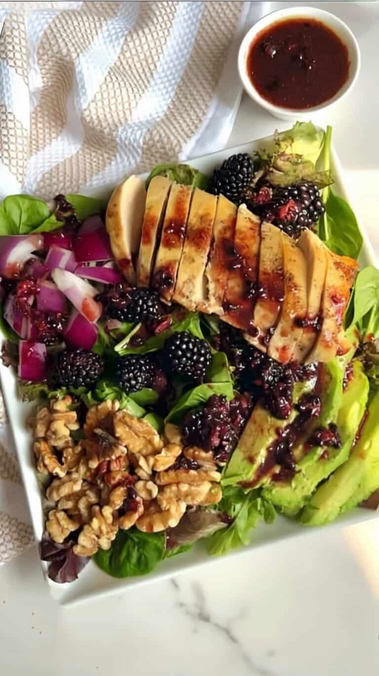 Blackberry Balsamic Chicken Salad
