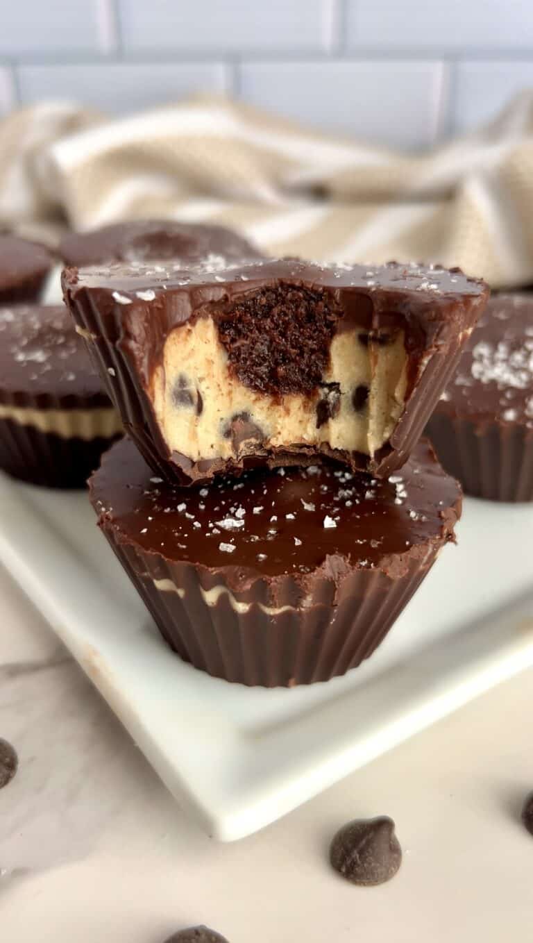No Bake Brownie Stuffed Cookie Dough Bites