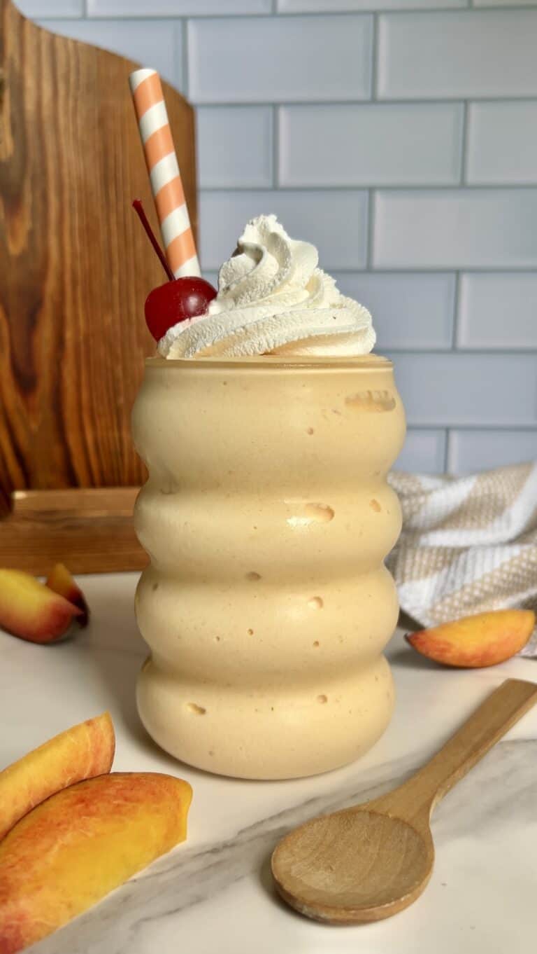 Copycat Chick-fil-a Peach Milkshake