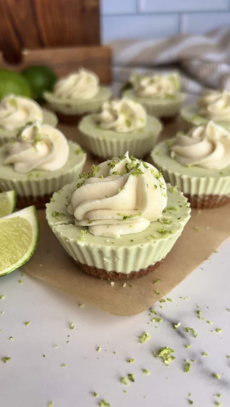 Key Lime Pie Mini Cheesecakes