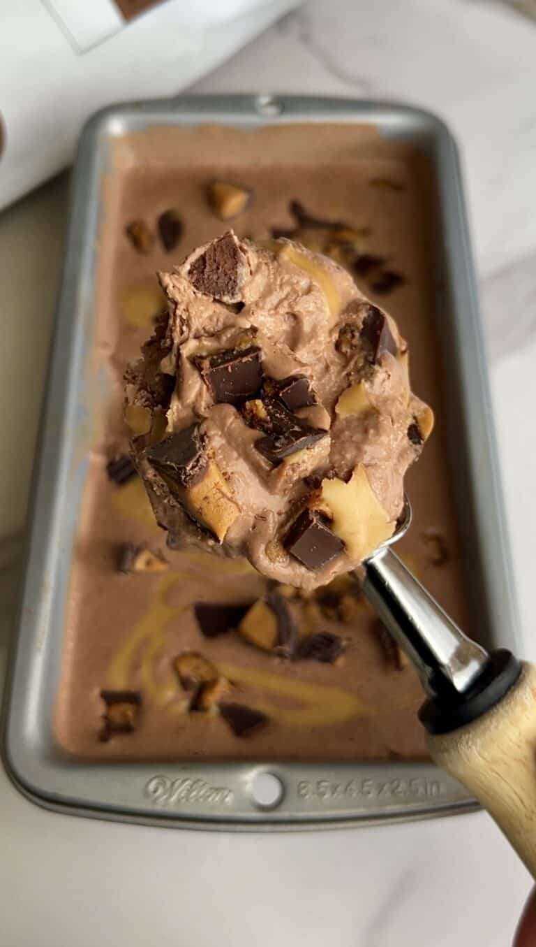 Chocolate PB Cup Protein Ice Cream