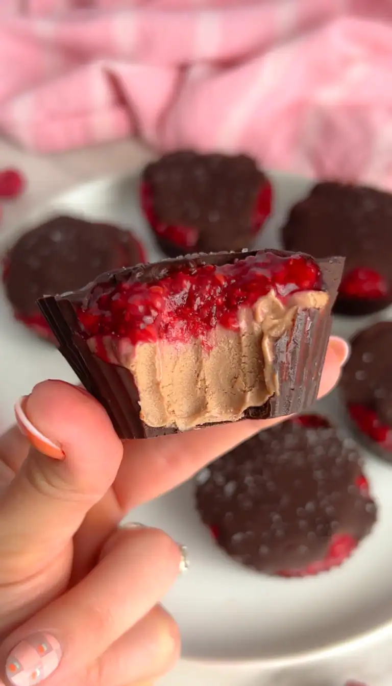 Chocolate Raspberry Mousse Cups