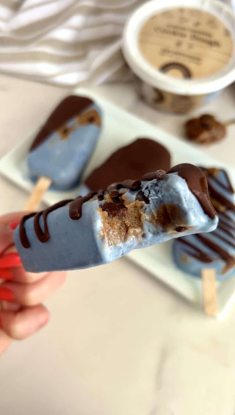 Cookie Monster Nice Cream Pops