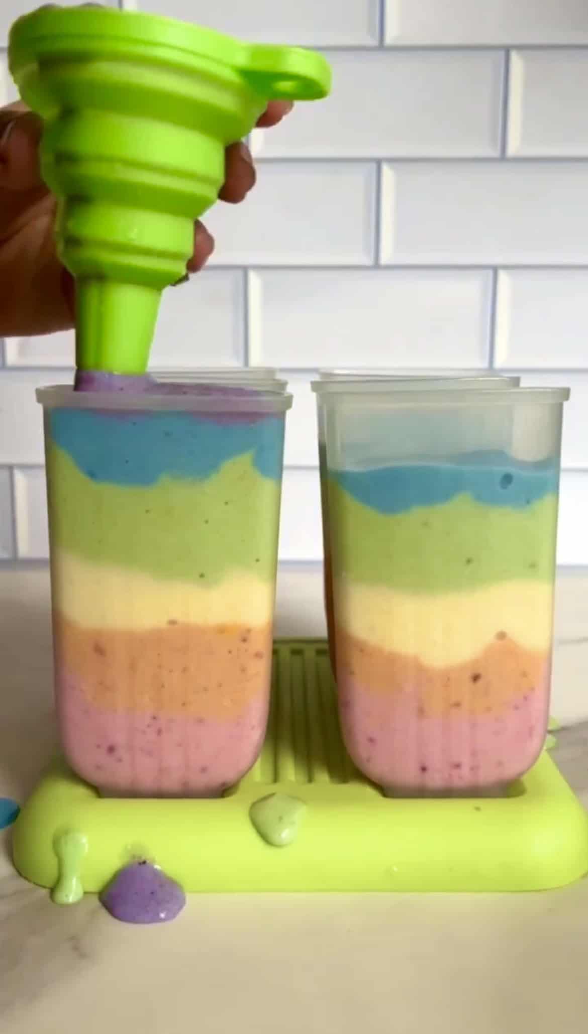 Dye‑Free Rainbow Popsicles (Naturally Colored with Real Fruit!)