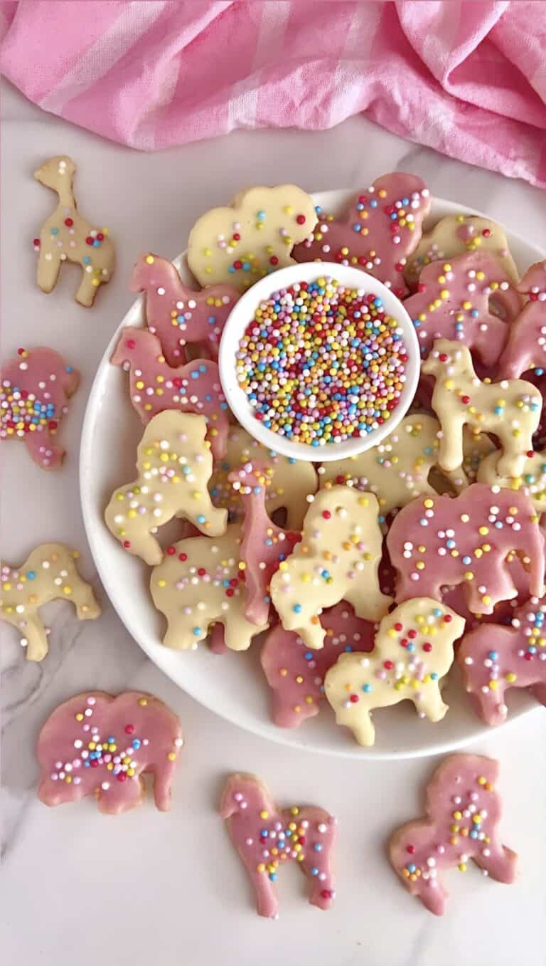 Frosted Animal Cookies – Gluten free, dye free