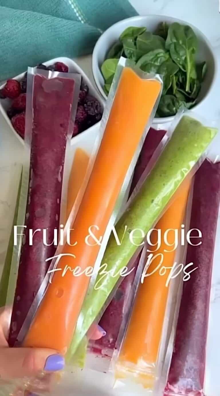 Fruit and Veggie Freeze Pops