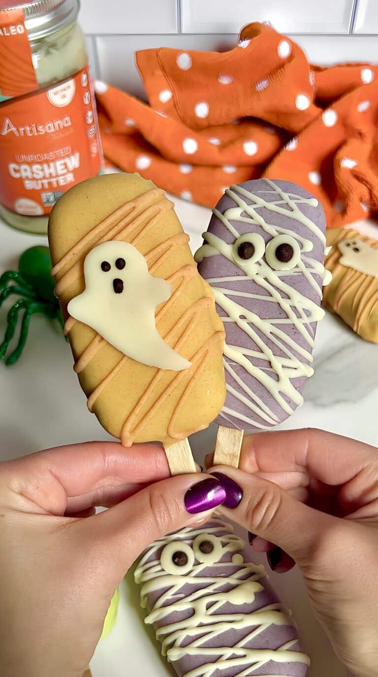 Halloween Cookie Dough Cake Pops
