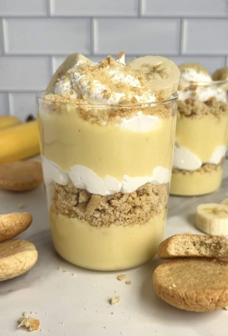 Healthy Banana Pudding Parfaits