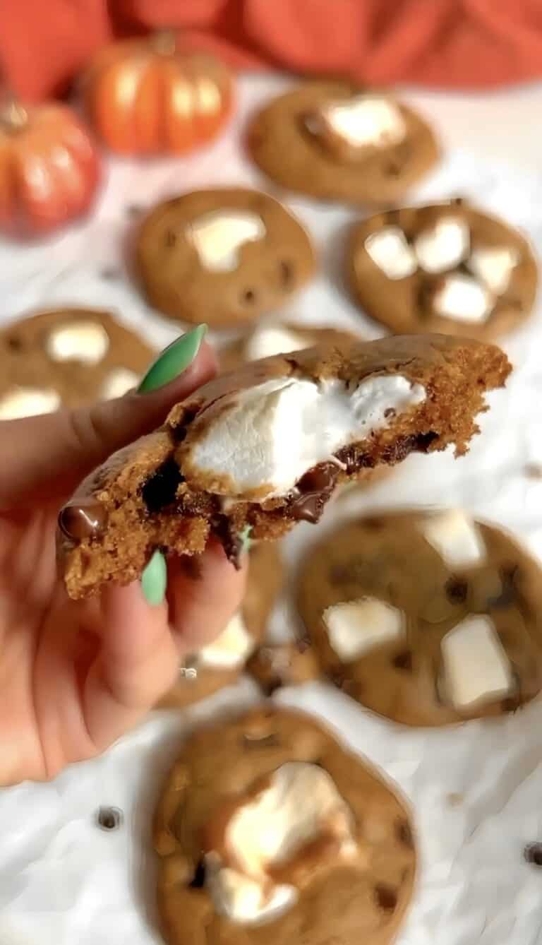 Pumpkin S’mores Cookies