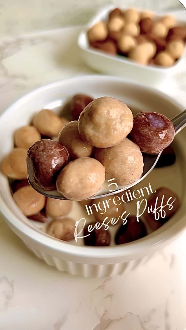 Copycat Reese’s Puffs Cereal