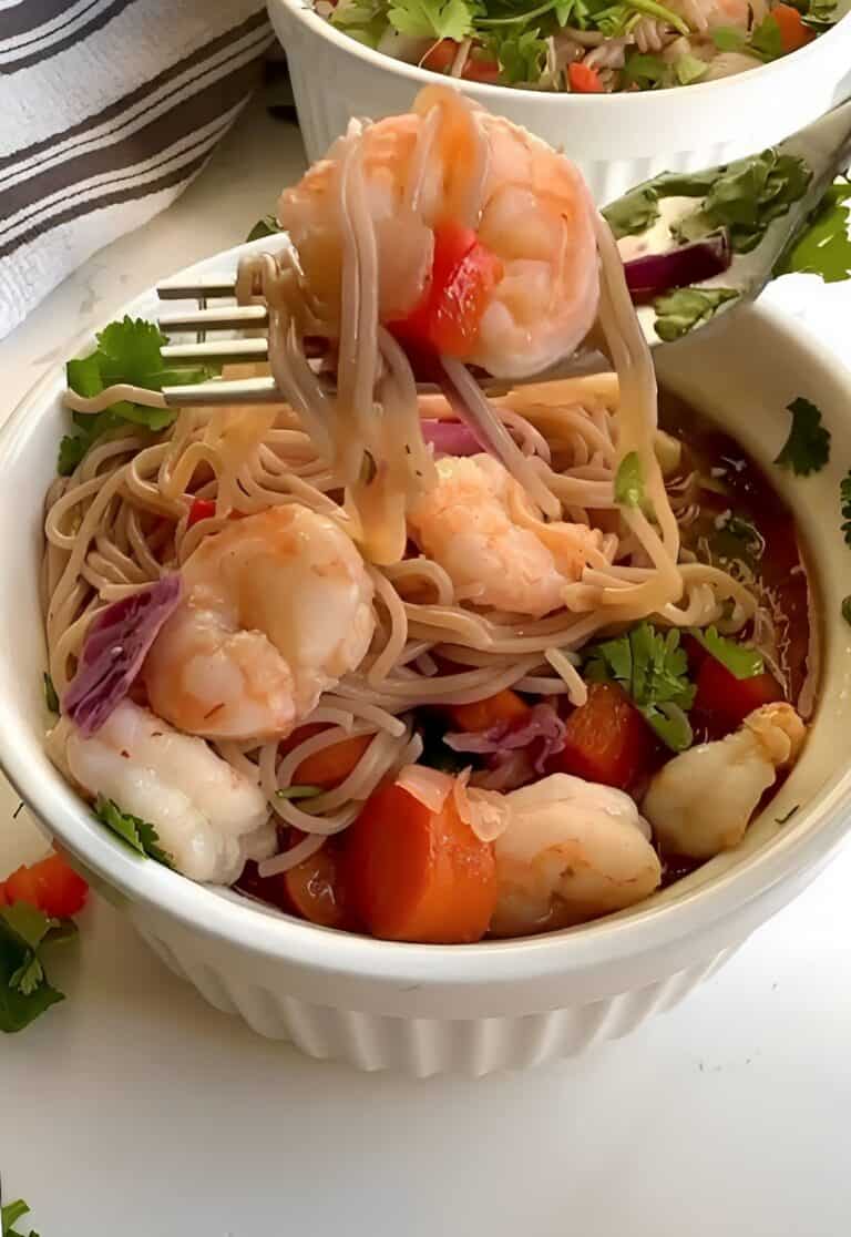 Spicy Shrimp Ramen Bowls