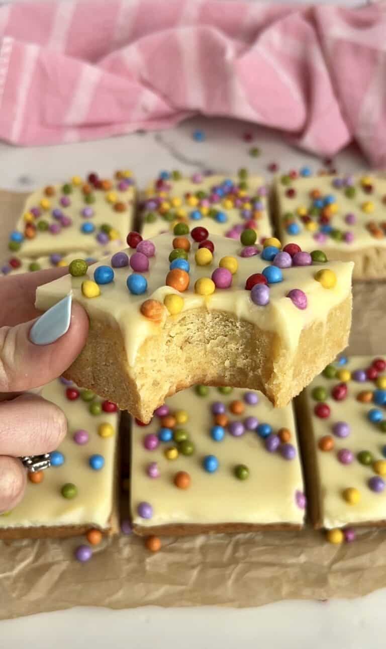 White Chocolate Cosmic Brownies