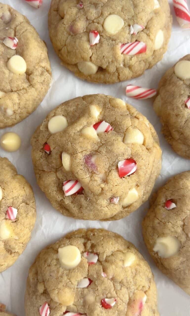 White Chocolate Peppermint Cookies