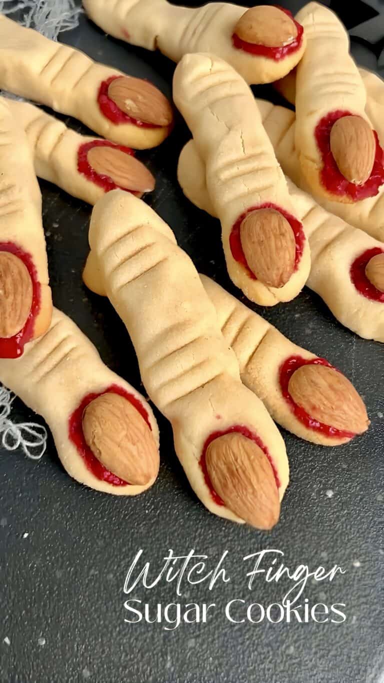 Witch Finger Sugar Cookies