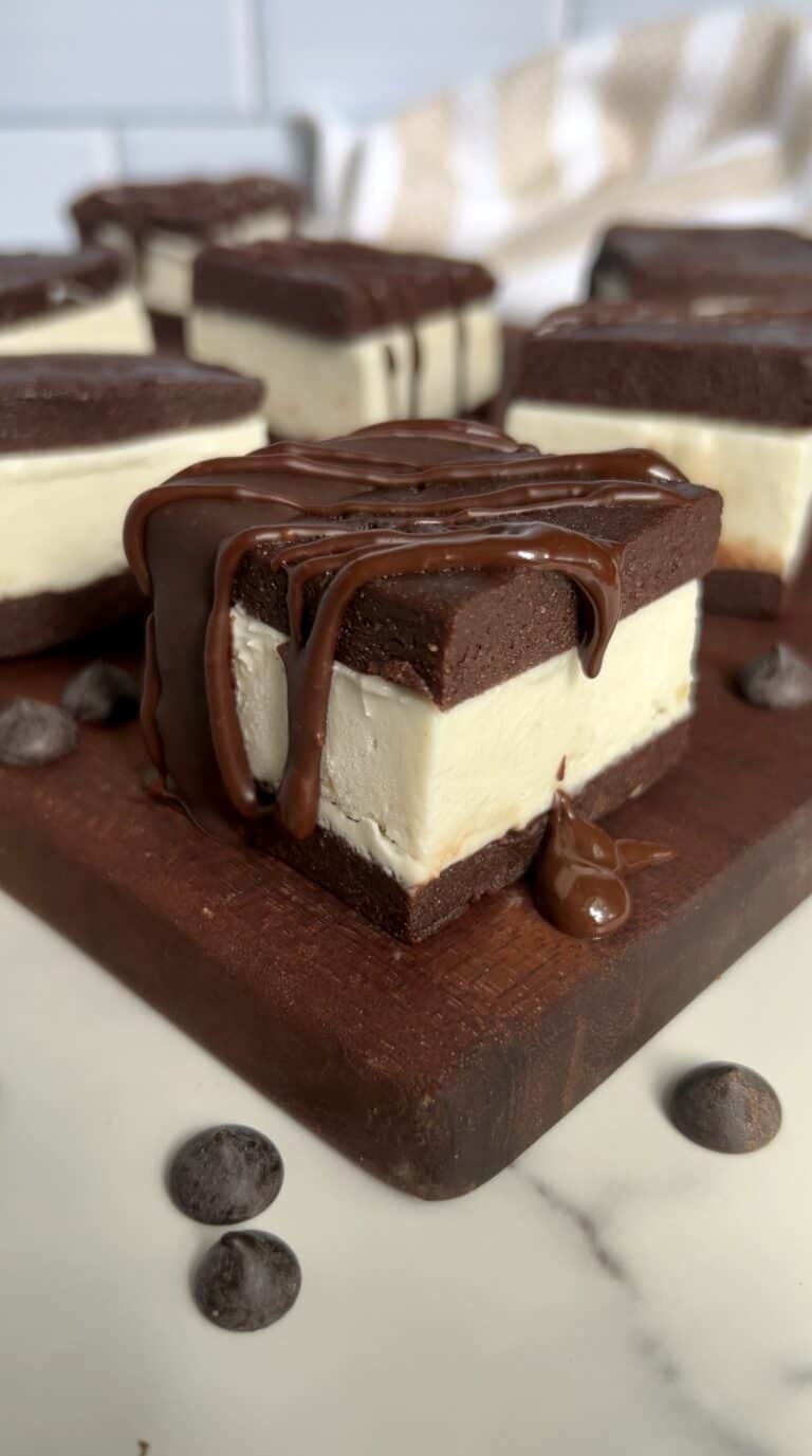 Brownie Dough Ice Cream Sandwiches