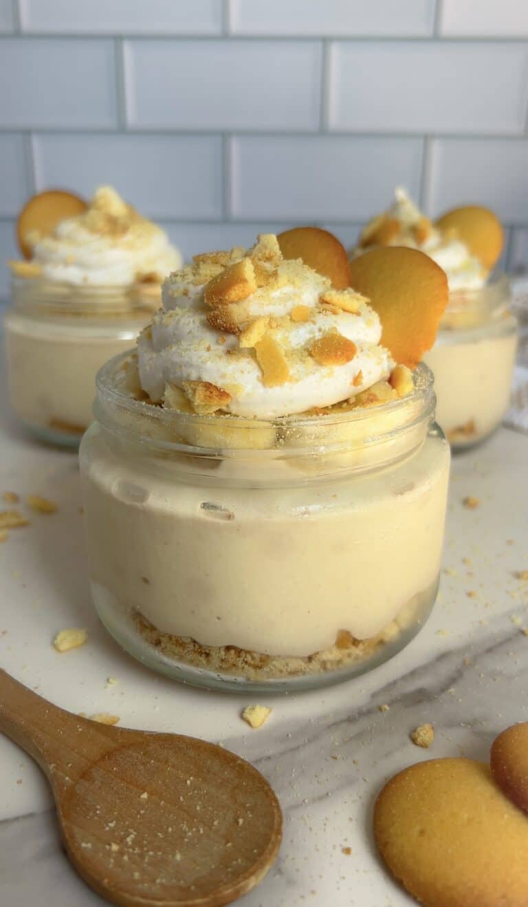 Banana Pudding Cottage Cheese Mousse