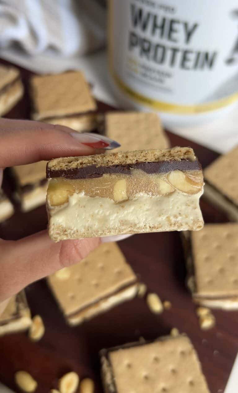 Frozen Snickers Protein S’mores