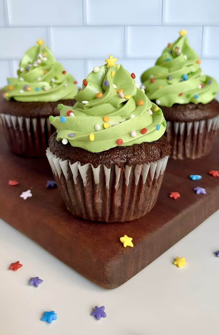 Christmas Tree Cupcakes
