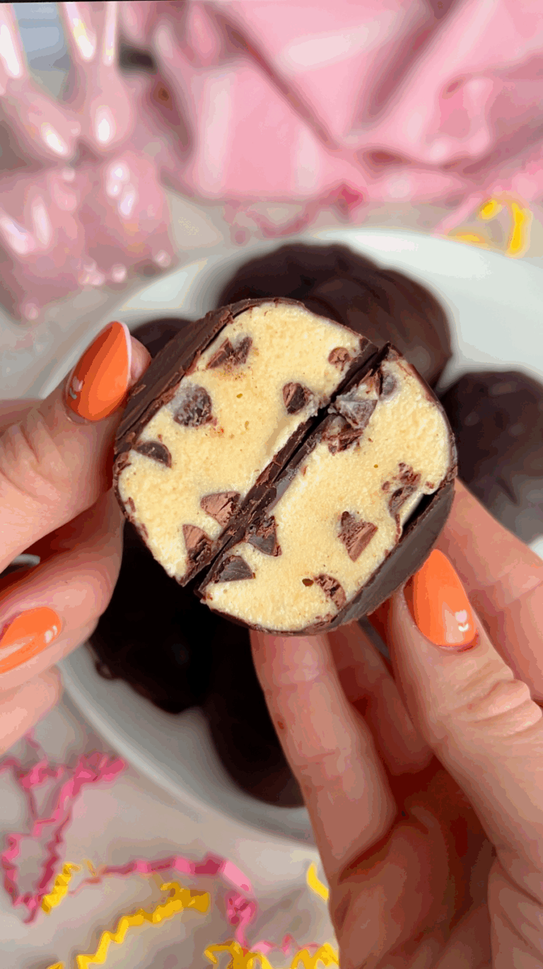 Protein Cookie Dough Eggs (High‑Protein, Gluten‑Free, No Refined Sugar)