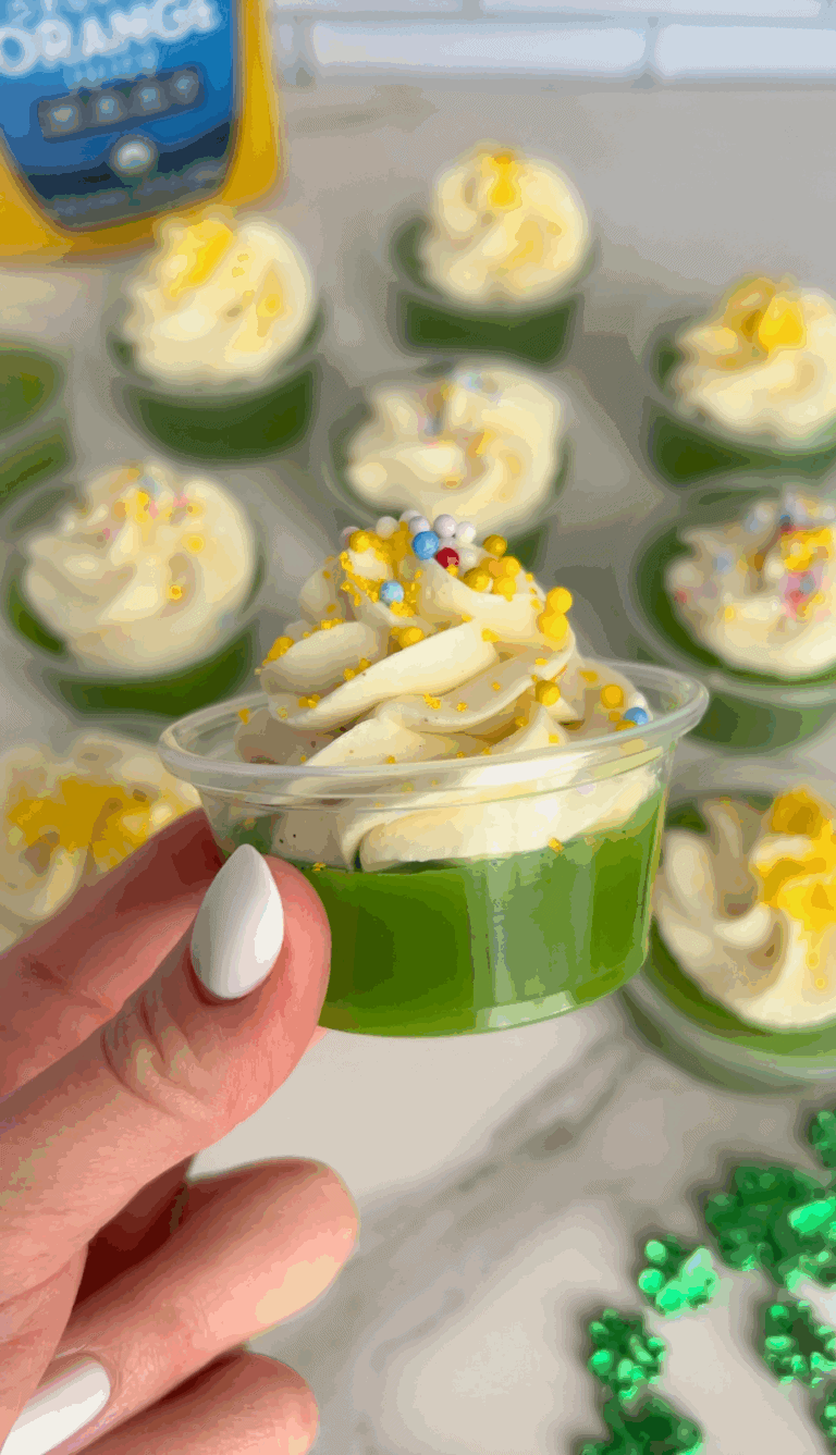 St. Patrick’s Day Jello Cups – Dye-Free!