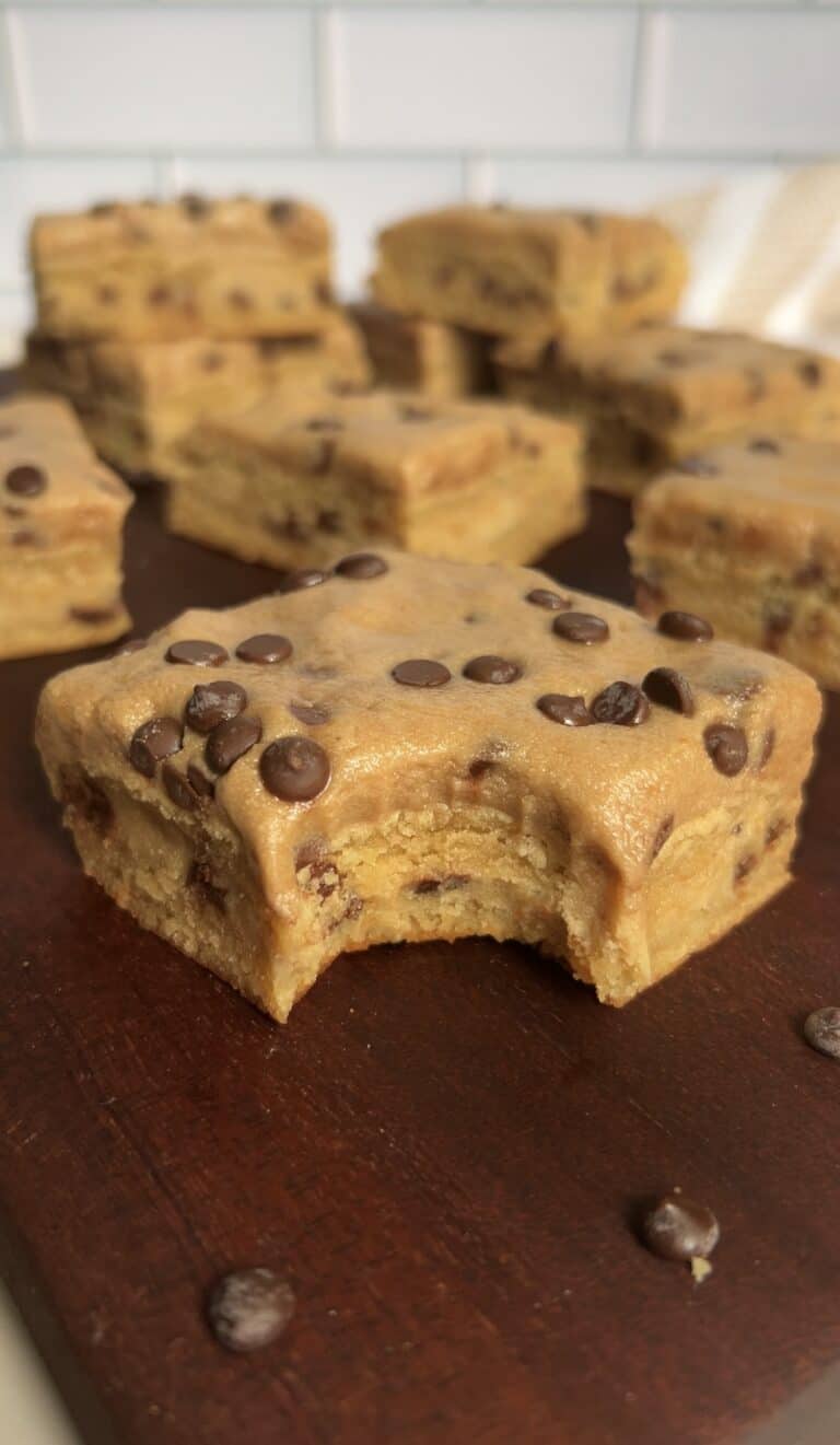 Cookie Dough Frosted Pop Tart Cookie Bars