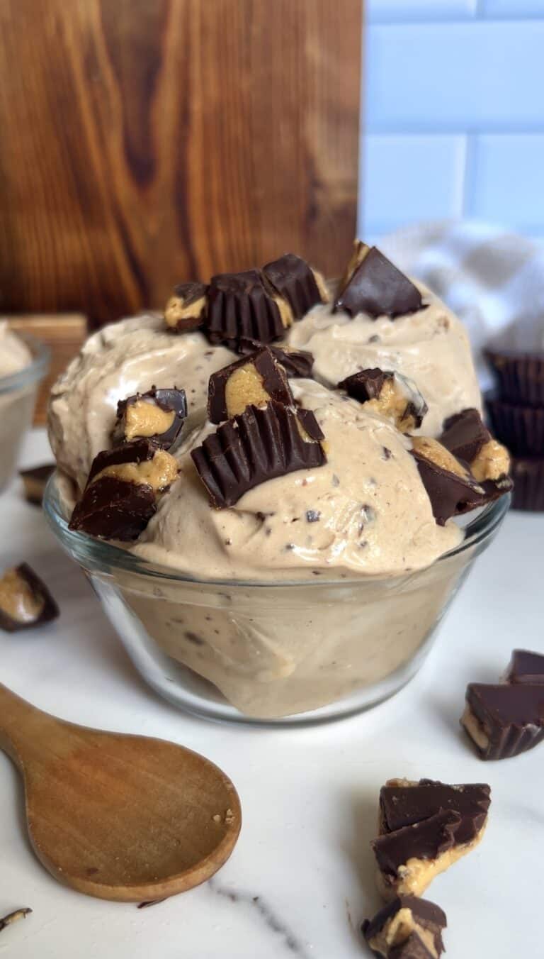 Peanut Butter Cup Protein Ice Cream