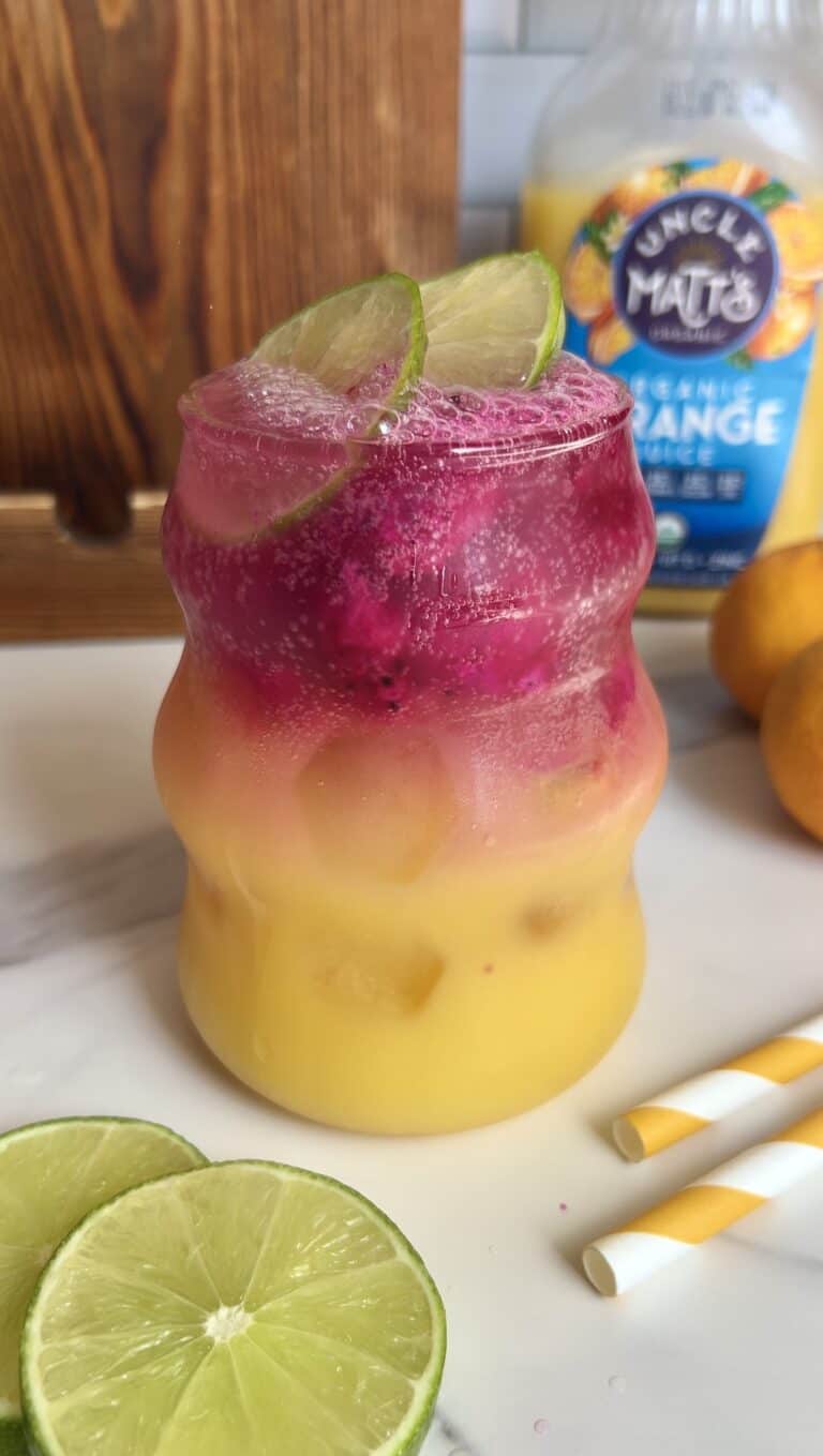Sparkling Sunset Mocktail