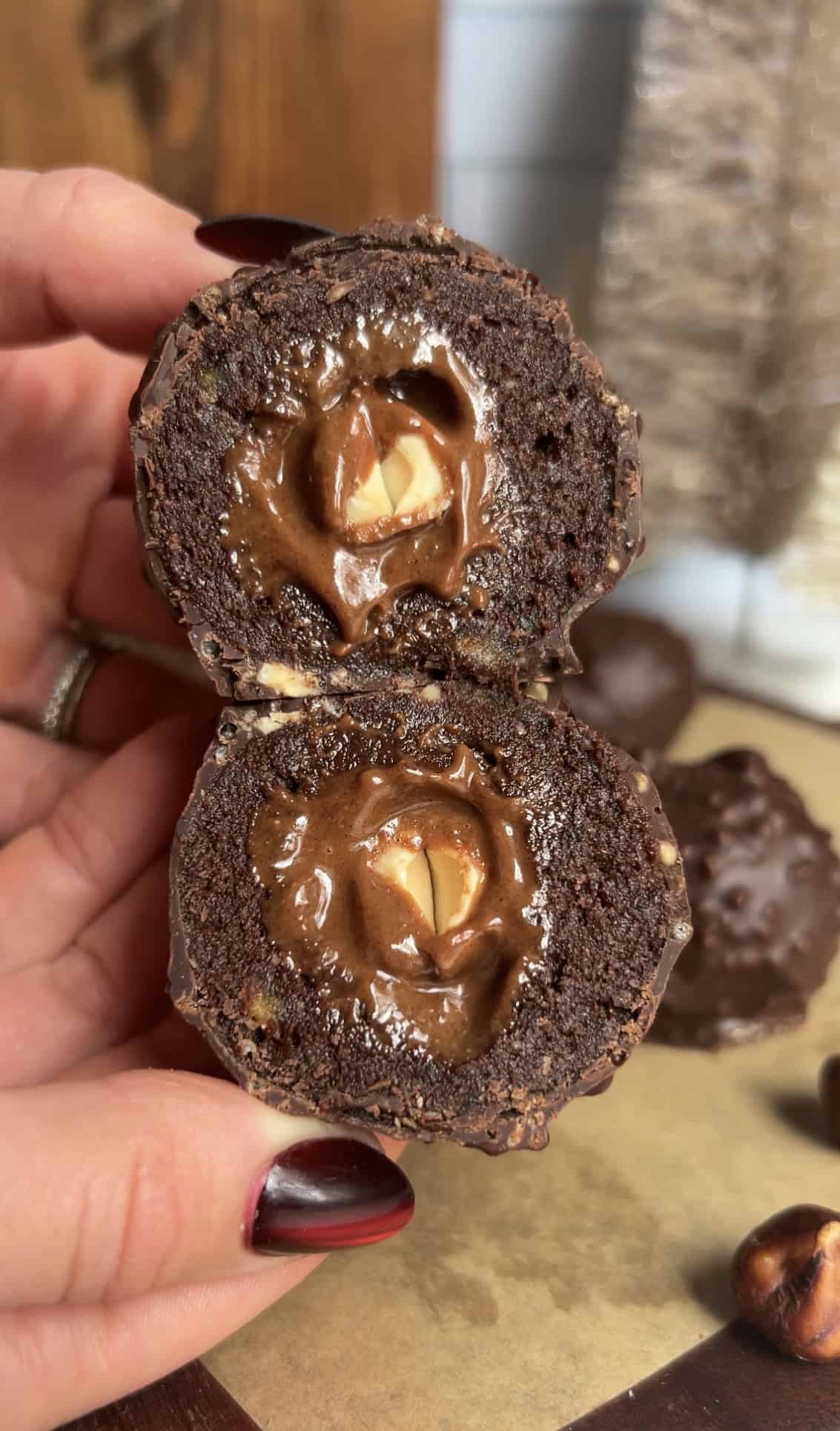 Healthy Homemade Ferrero Rocher