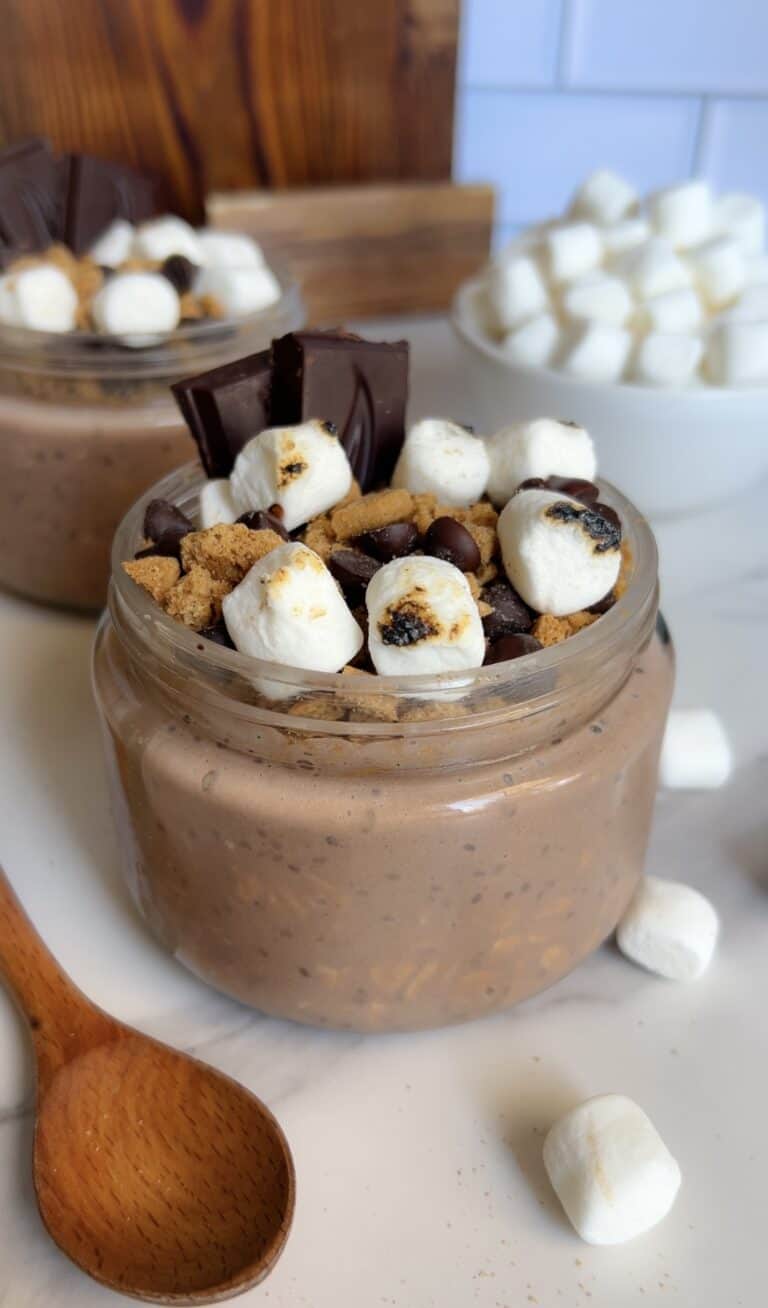 Healthy S’mores Overnight Oats