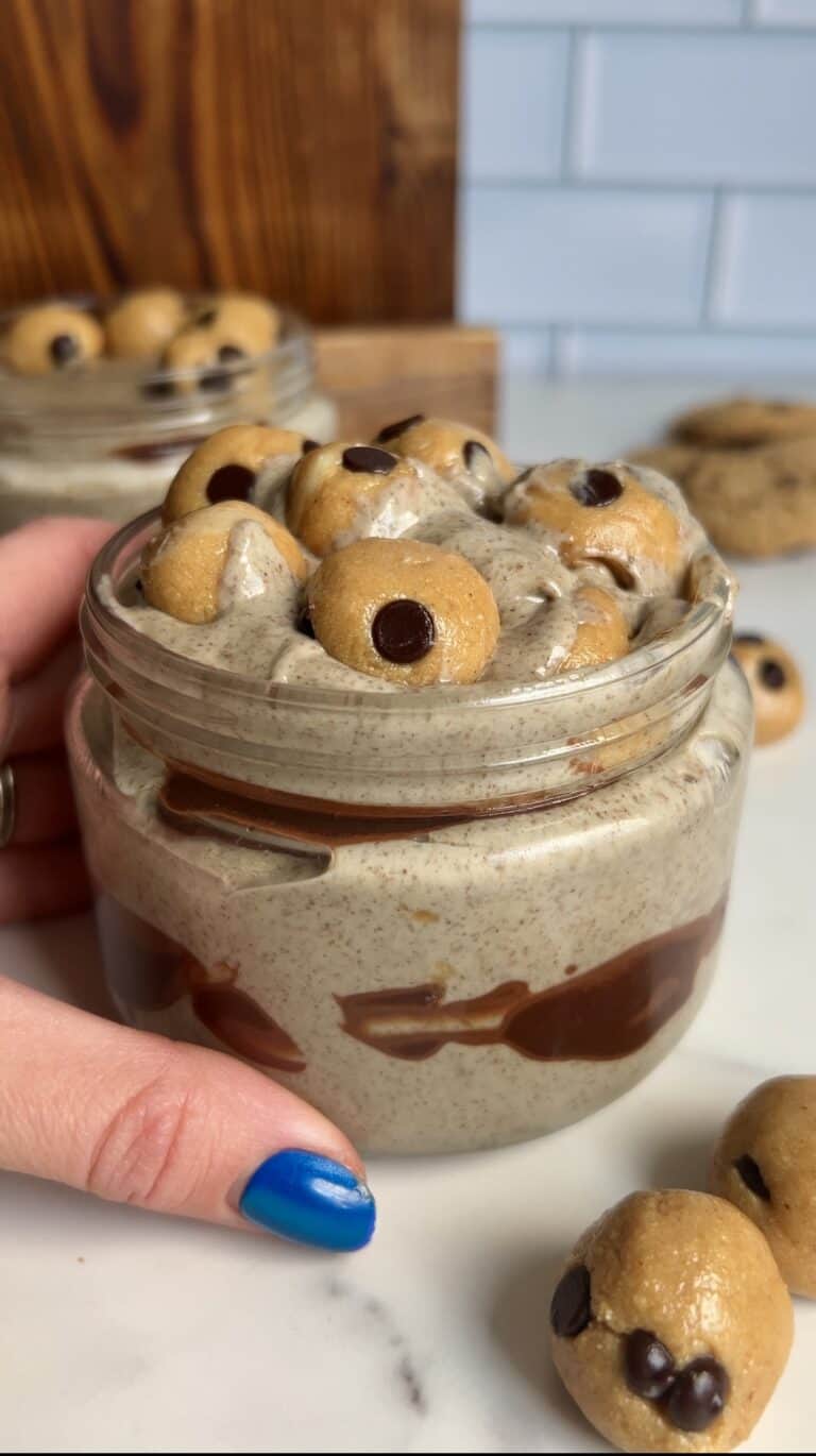Blended Cookie Dough Chia Pudding