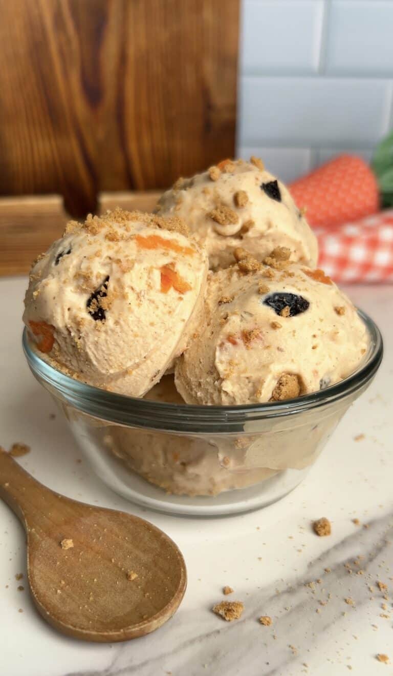 Healthy Carrot Cake Ice Cream (High‑Protein + Dairy‑Free)