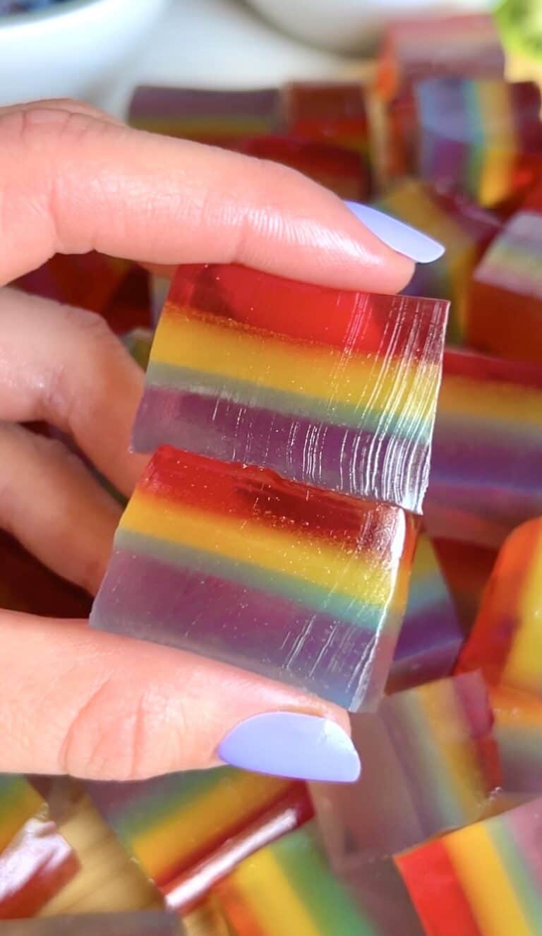 Healthy Homemade Rainbow Gummies (No Artificial Colors!)