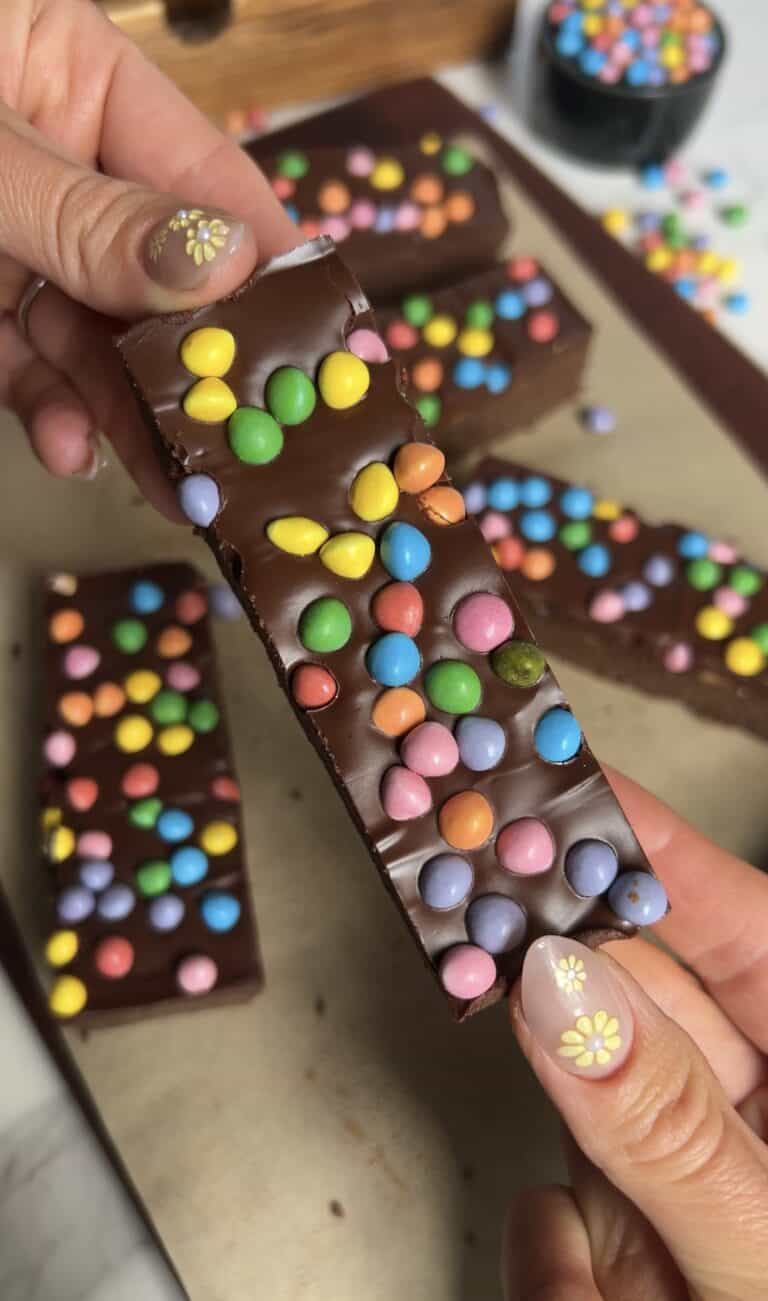 No‑Bake Cosmic Brownie Protein Bars (Gluten‑Free, Dairy‑Free, Dye‑Free)